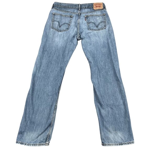 Y2K Levi's 559 Relaxed Straight Light wash Mens Jeans Sz 34 x 33 - Picture 2 of 8